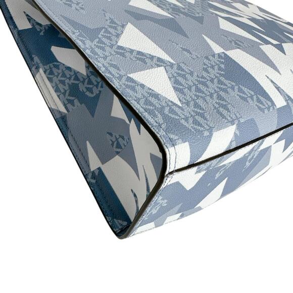 Michael Kors Kenley Leather Shoulder Bag, Blue, 35H1GY9T3T - Picture 7 of 12